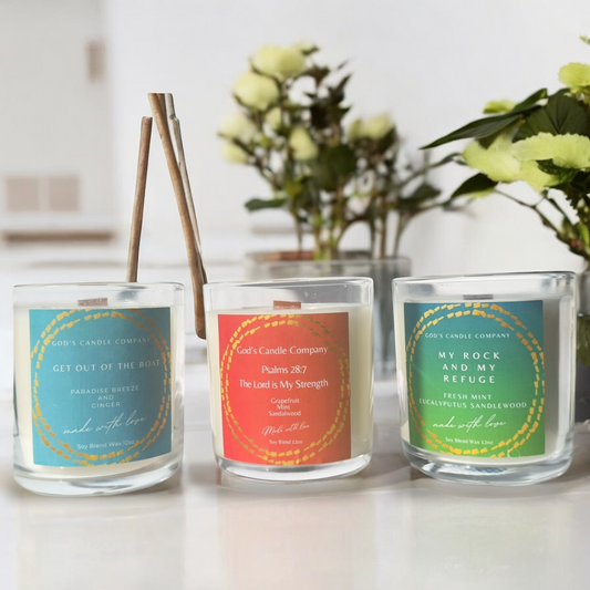 Trio of Light: Faith, Peace & Escape – Candle Bundle